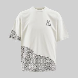 Erkek Ethnic Pieces Oversize Uzay Grisi Tişört