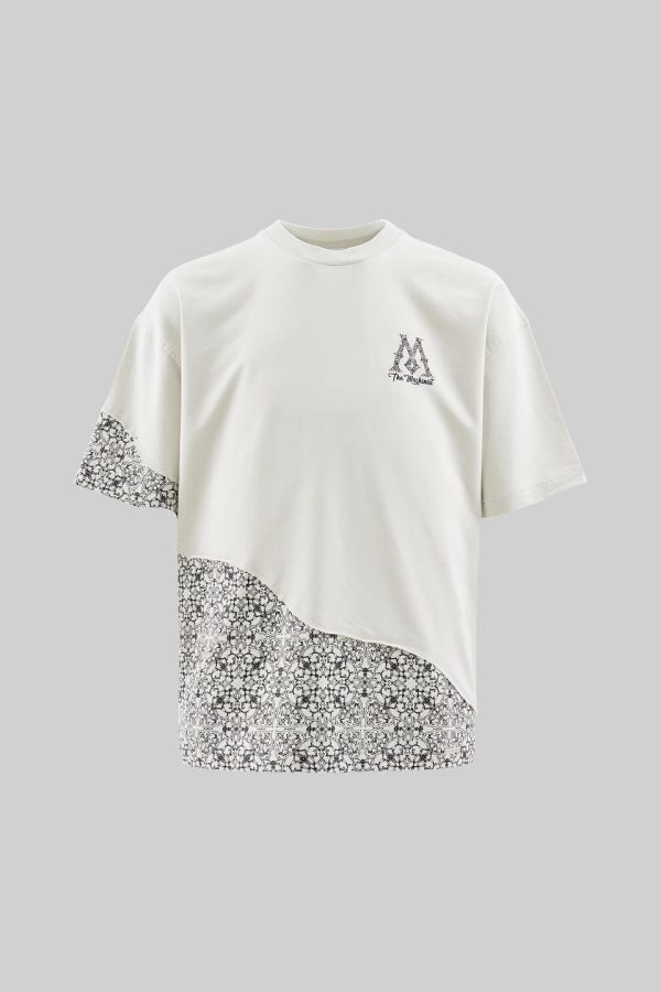 Erkek Ethnic Pieces Oversize Uzay Grisi Tişört