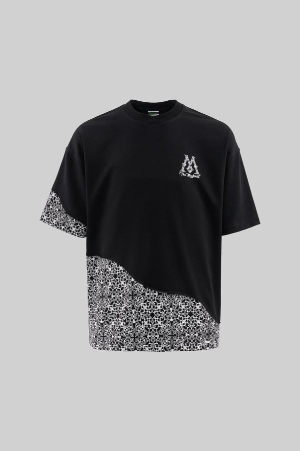 Erkek Ethnic Pieces Oversize Uzay Grisi Tişört - Görsel 2